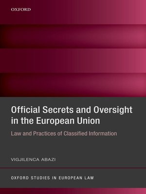 cover image of Official Secrets and Oversight in the EU